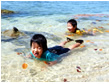 西表島子供の水遊びツアー